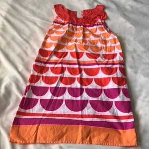 Gymboree Orange, Purple, Red, and White Dress